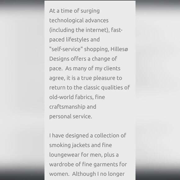 Randi Hilleso Art to wear silk linen lounge jacket. Size M - Picture 13 of 16